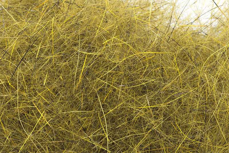 Yellow olive Mad Rabbit dubbing for fly tying from Troutline, soft textured fly tying material for realistic fishing flies.