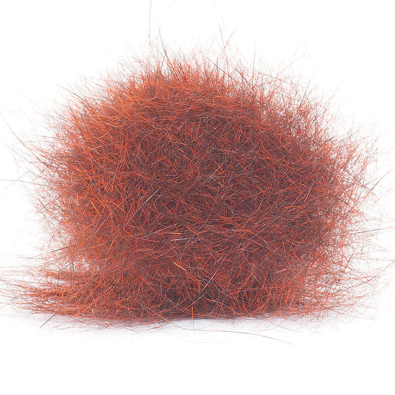 Troutline Premium Pure Squirrel Dubbing in orange, a fly tying material with soft, natural squirrel fur for realistic fly patterns.
