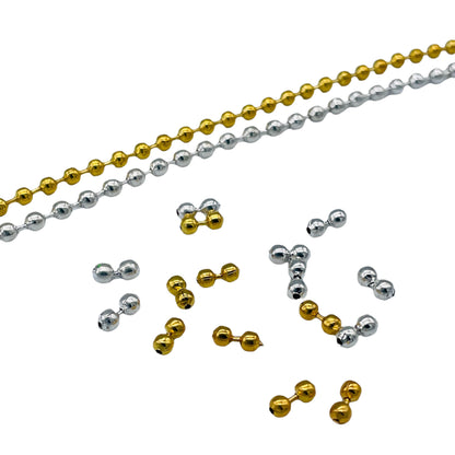 Upavon Metallic Bead Chain Eyes - Upavon Fly Fishing