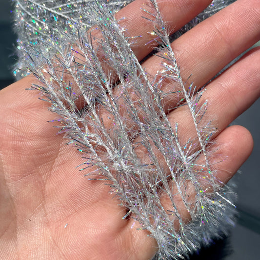 Upavon Metallic UV Straggle Hackle - Upavon Fly Fishing