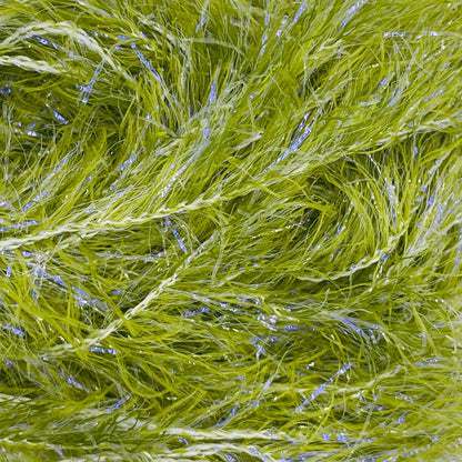 UV Boosted Straggle Hackle for fly tying by UPAVON FLY FISHING, orange and UV-boosted fly tying material with 4mm fibers.