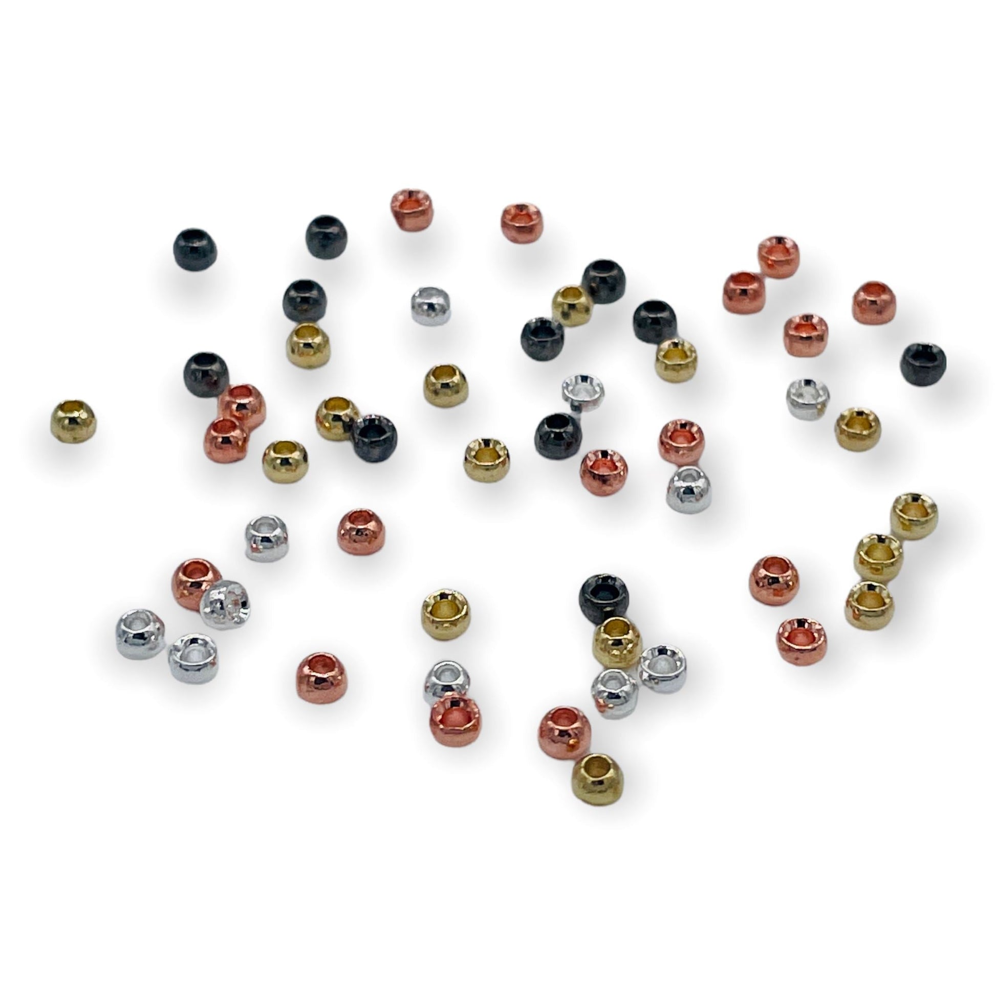 Upavon Countersunk Metallic Tungsten Beads - Upavon Fly Fishing