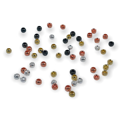 Upavon Countersunk Metallic Tungsten Beads - Upavon Fly Fishing