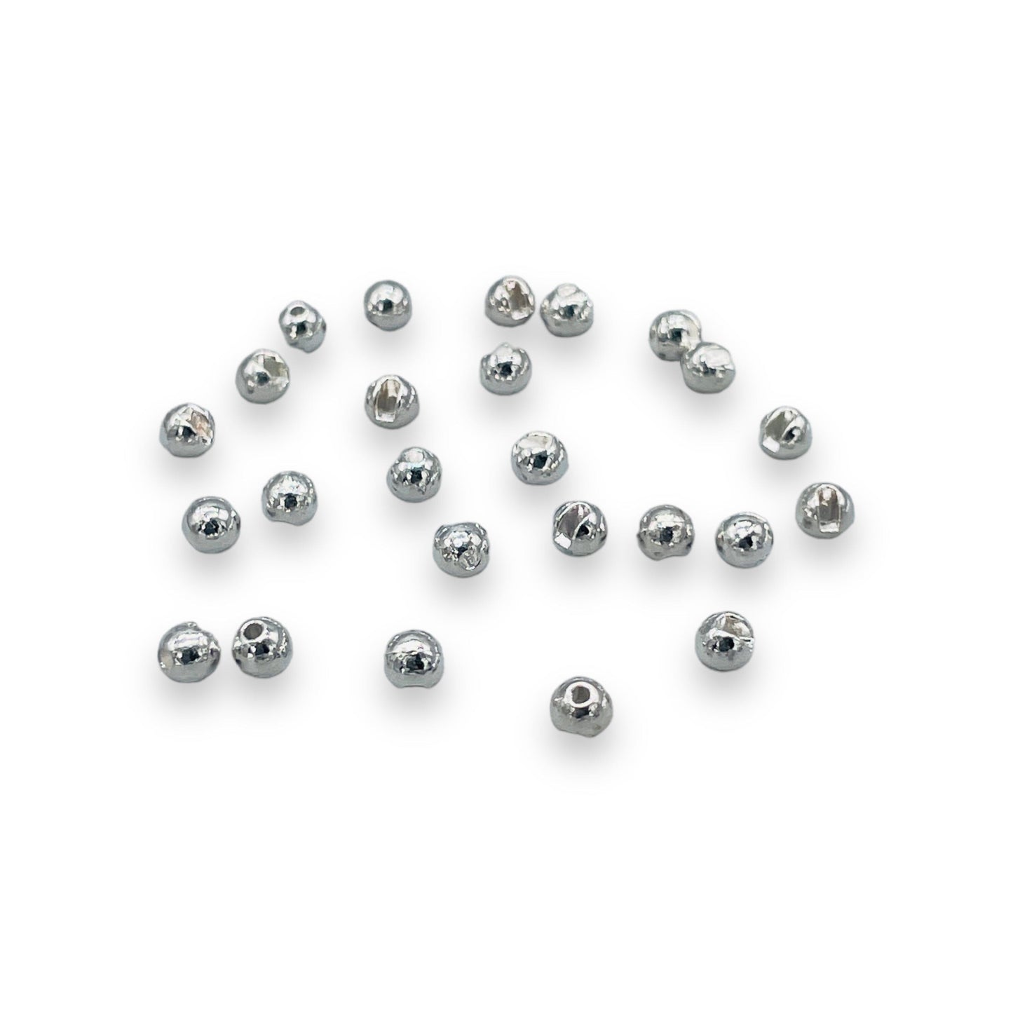 Upavon Slotted Metallic Tungsten Beads - Upavon Fly Fishing