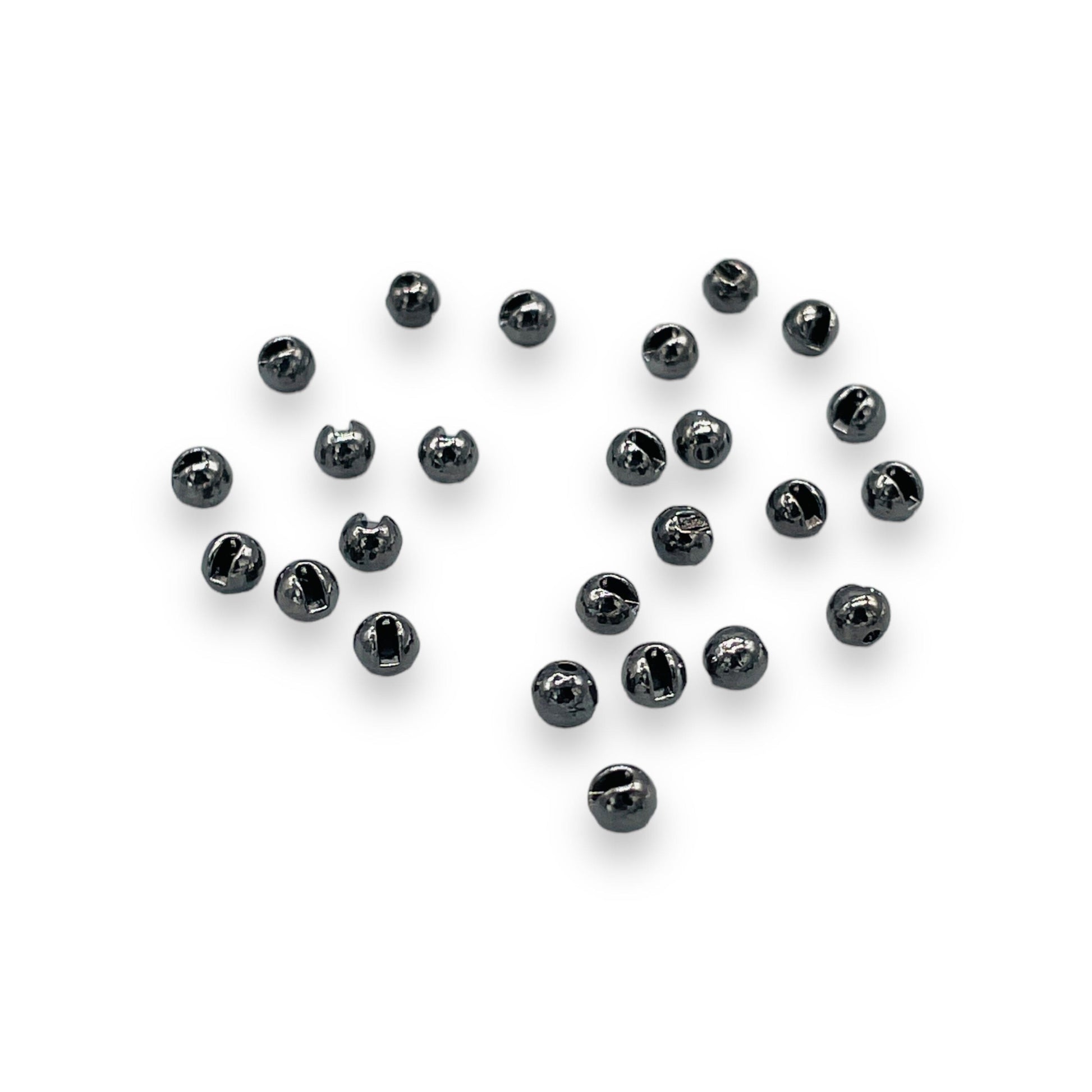 Upavon Slotted Metallic Tungsten Beads - Upavon Fly Fishing
