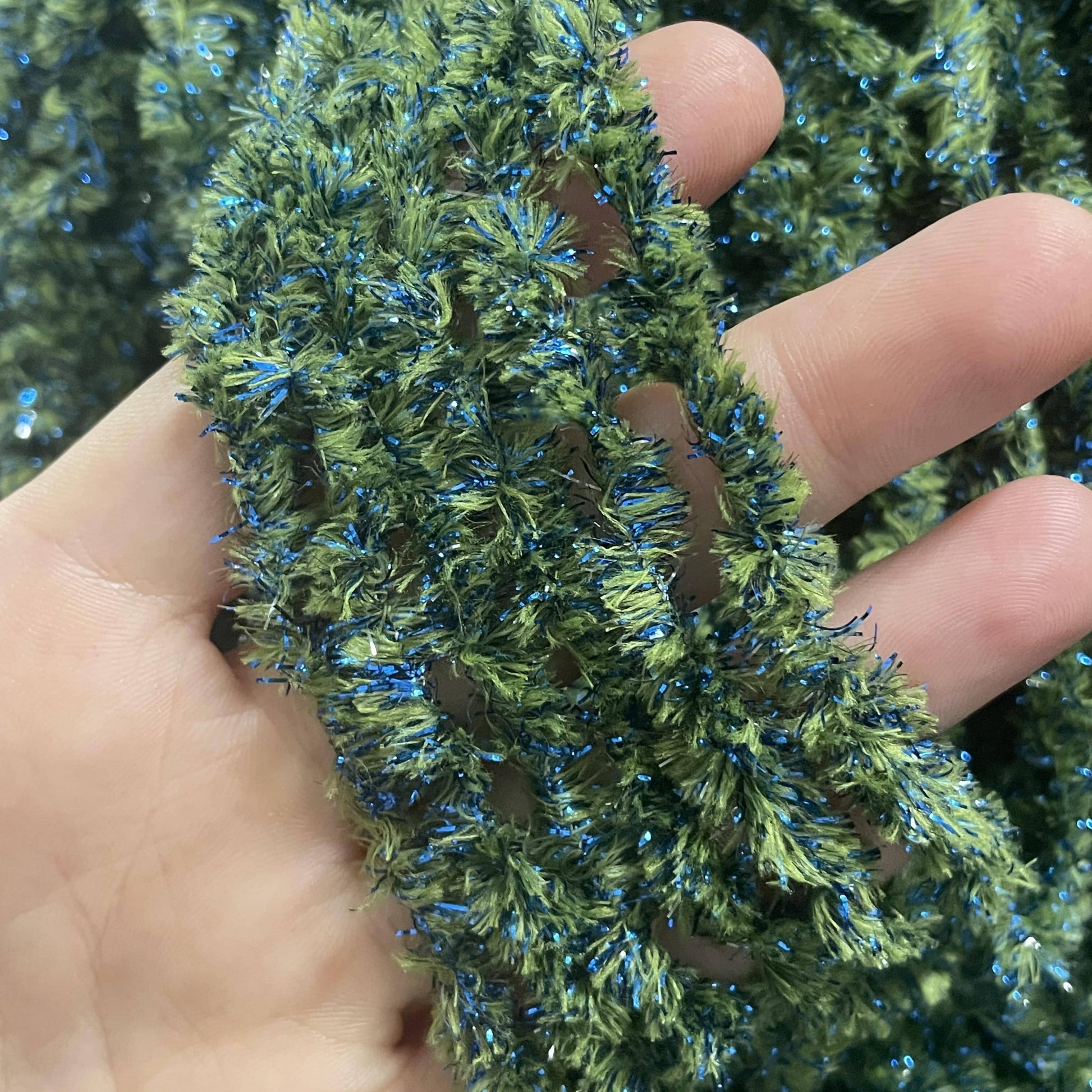 Upavon Blue Flash Damsel Chenille - Upavon Fly Fishing