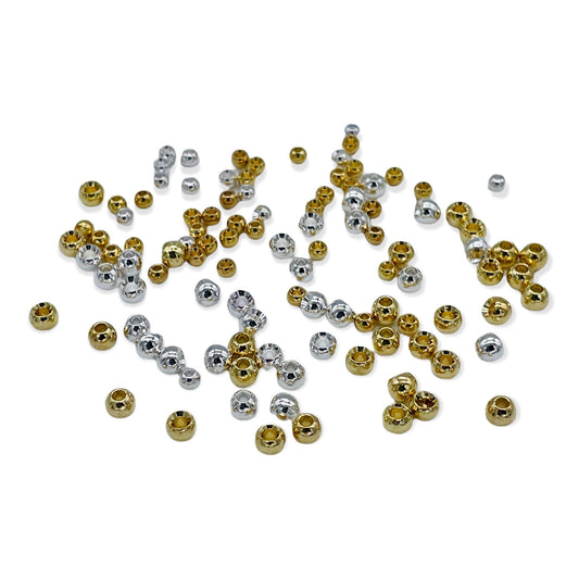 Upavon Countersunk Metallic Brass Beads - Upavon Fly Fishing