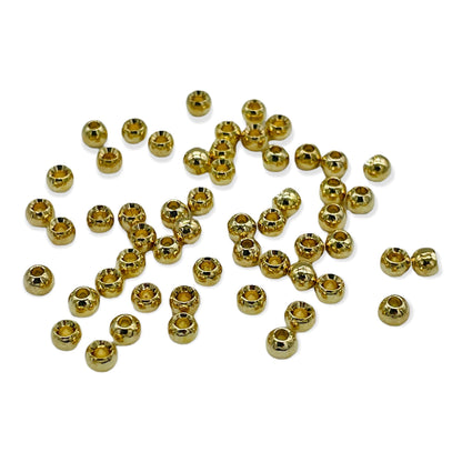Upavon Countersunk Metallic Brass Beads - Upavon Fly Fishing