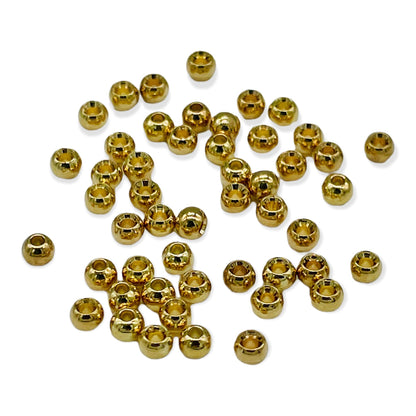 Upavon Countersunk Metallic Brass Beads - Upavon Fly Fishing