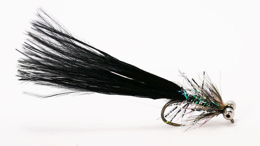UPAVON FLY FISHING - Straggle Humongous Black Lightning - Upavon Fly Fishing