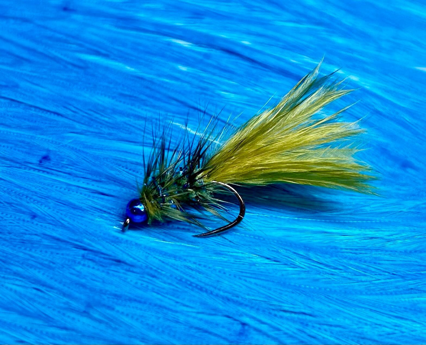 UPAVON FLY FISHING - Upavon Blue Flash Damsel Bugger Chenille - Upavon Fly Fishing