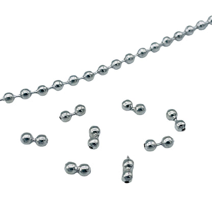UPAVON FLY FISHING - Upavon Metallic Bead Chain Eyes - Upavon Fly Fishing