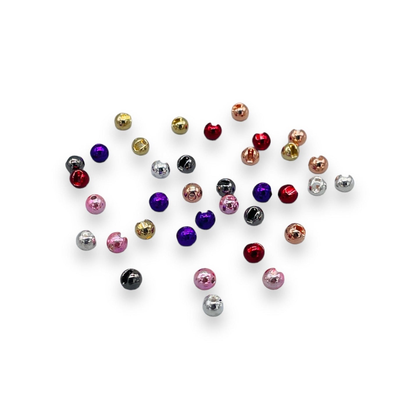 UPAVON FLY FISHING - Upavon Slotted Metallic Tungsten Beads - Upavon Fly Fishing