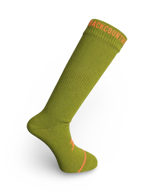 Waterproof Merino Wool Knee High Socks - Green