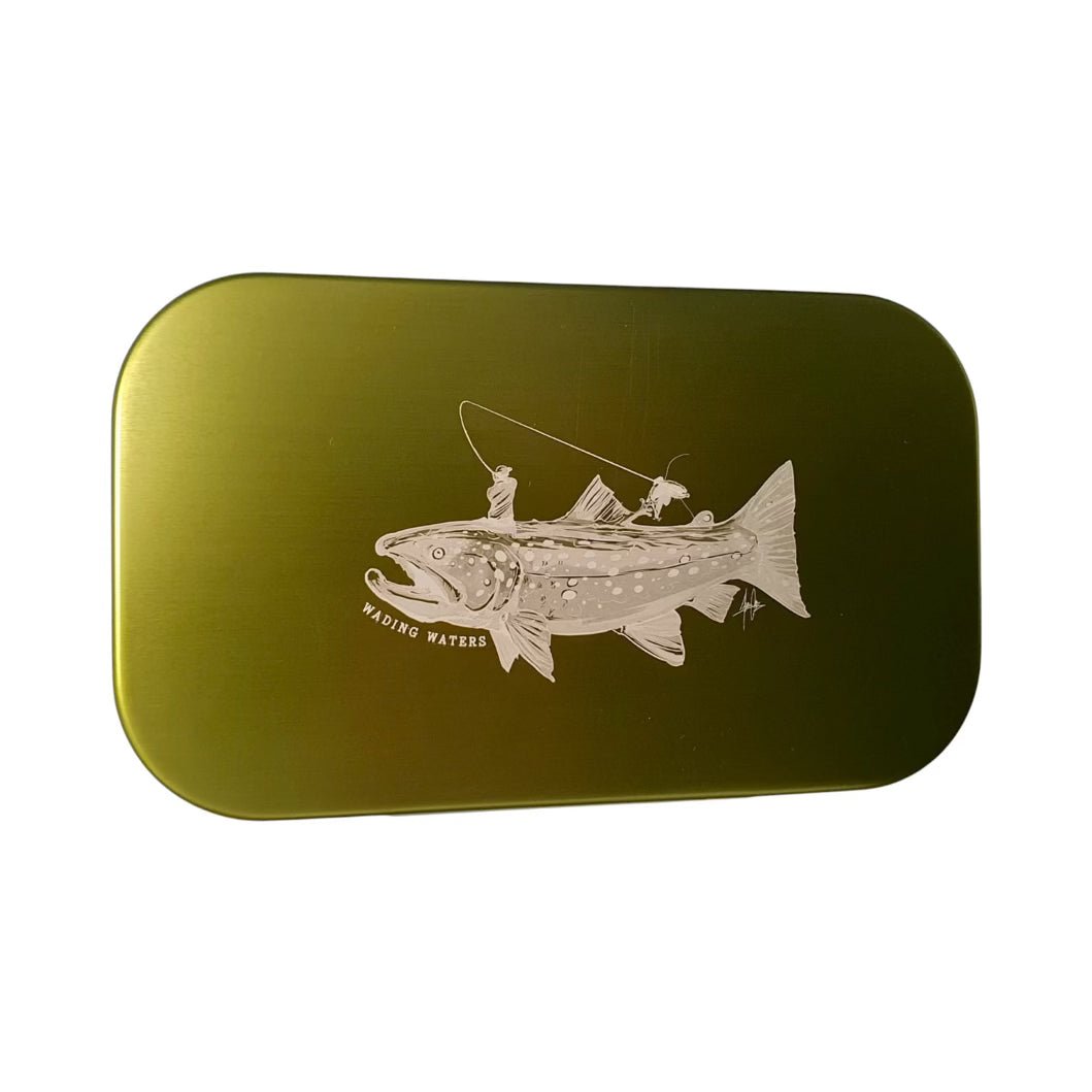 Wading Waters - Wading Waters “Ride the Rise” Traditional Aluminium Fly Boxes - Upavon Fly Fishing