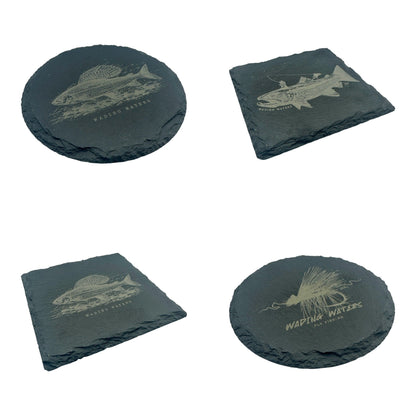 Wading Waters - Wading Waters Signature Series Slate Coasters - Upavon Fly Fishing